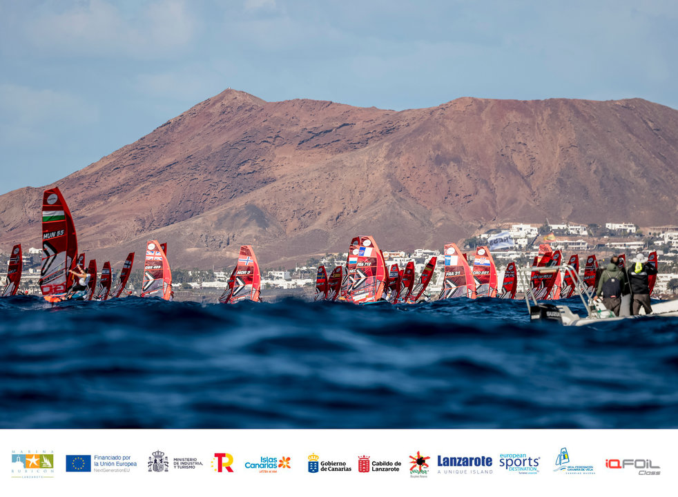 iQfoil Games Lanzarote 2023. © Sailing Energy