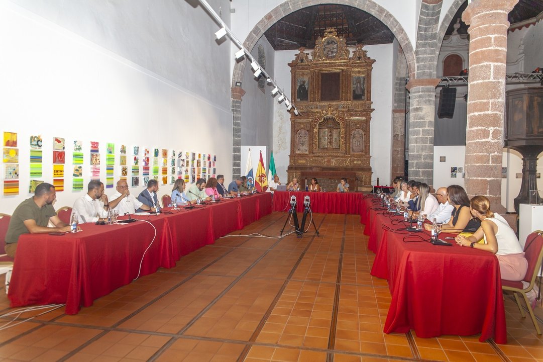 Pleno municipal en Teguise.