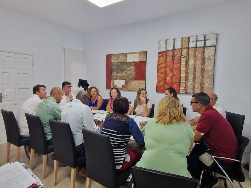 Reunión de concejales del equipo de Gobierno de San Bartolomé.