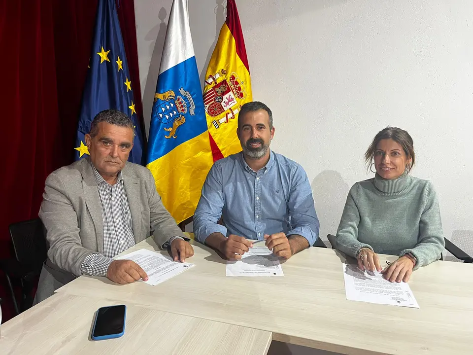 Concejales de CC en Yaiza.