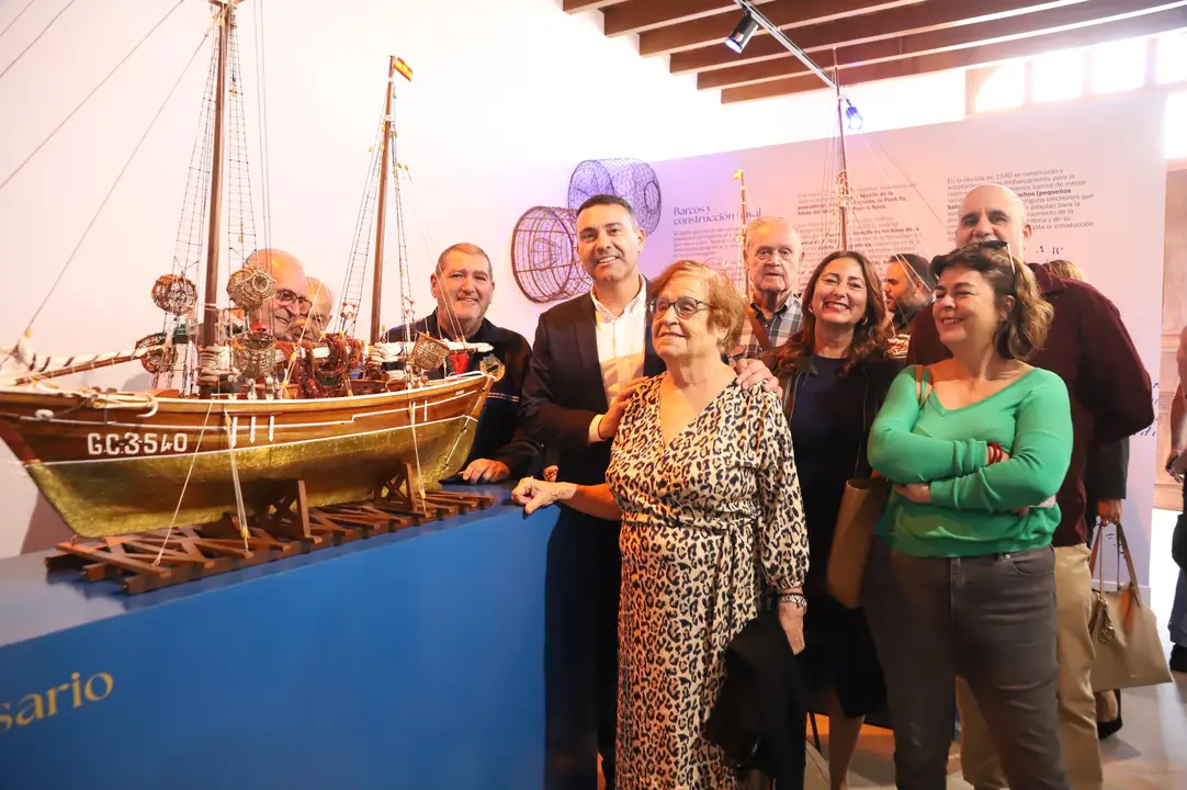 Inauguración de la exposición 'Navegando por la memoria'.