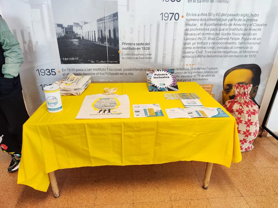 Mercadillo del IES Blas Cabrera Felipe.