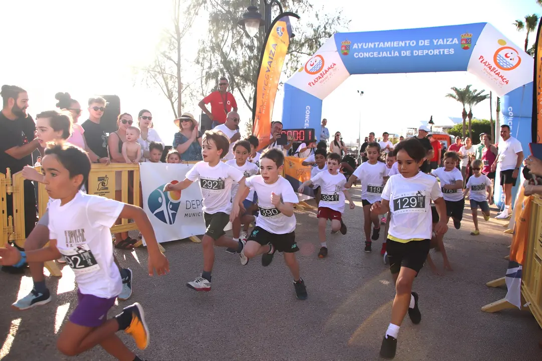 Carrera Solidaria Playa Blanca.