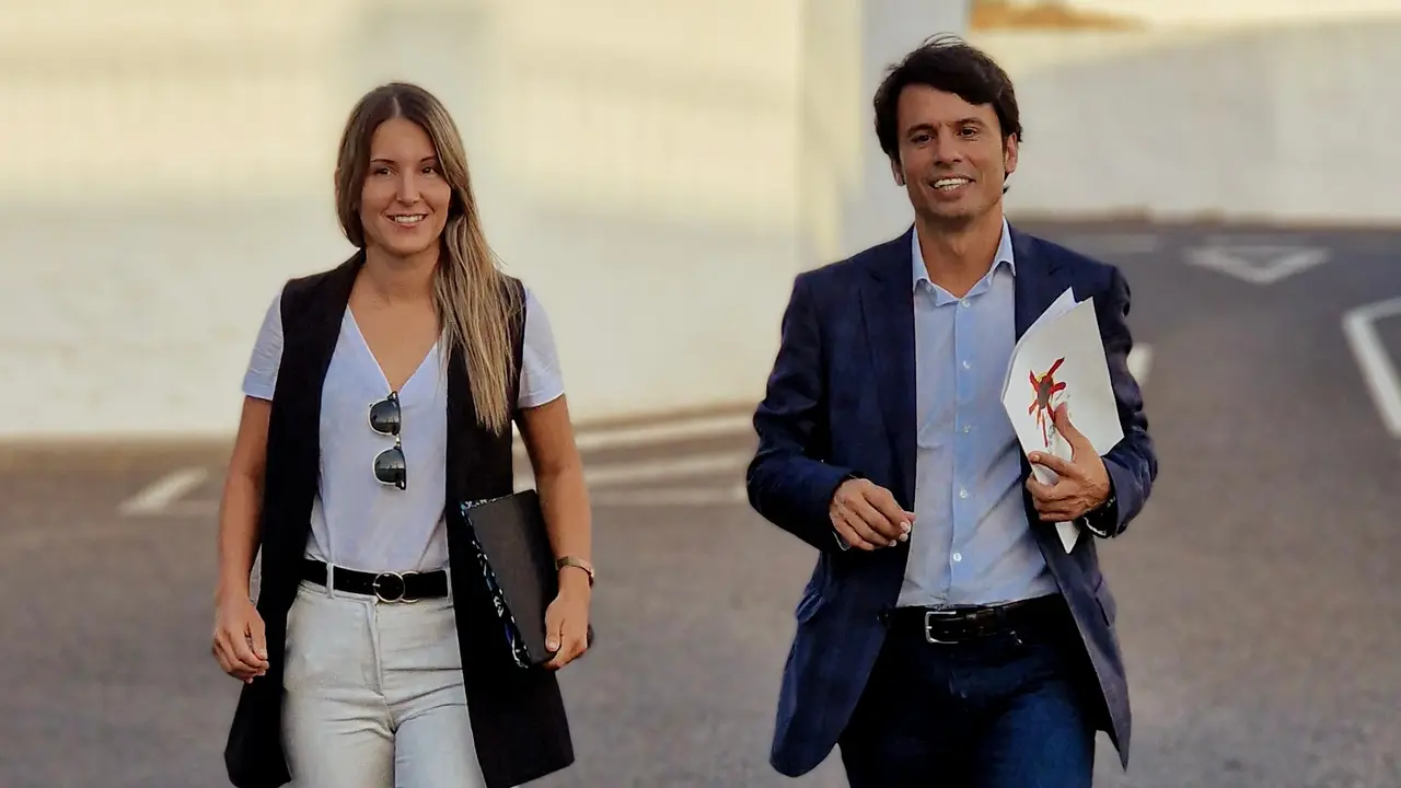Marcos Bergaz y Jenifer Galán (PSOE).