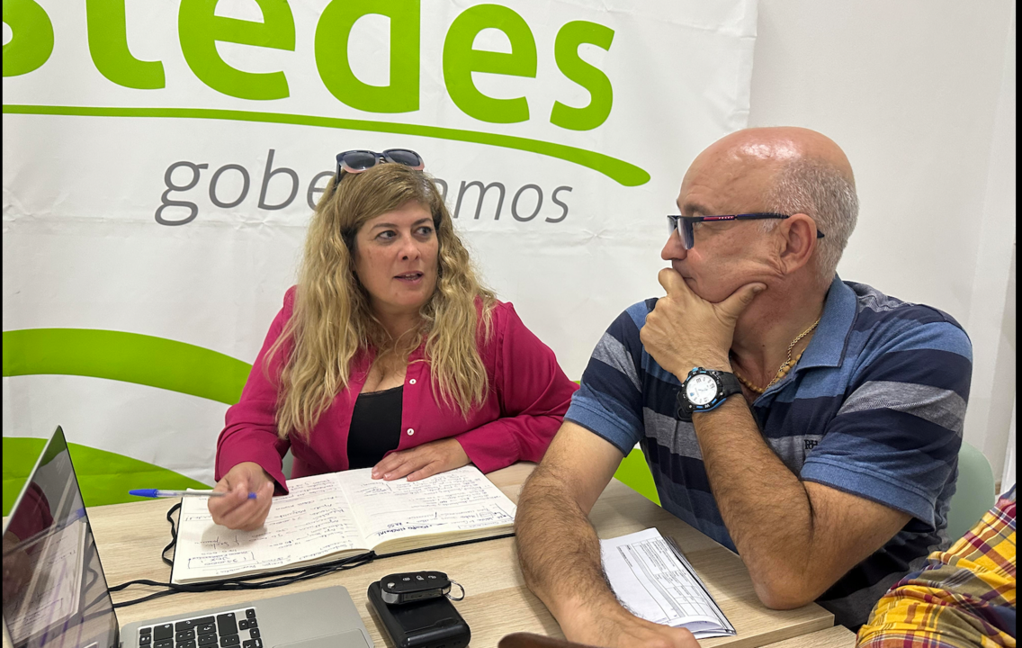 Belen Machín y Fernando Jiménez.