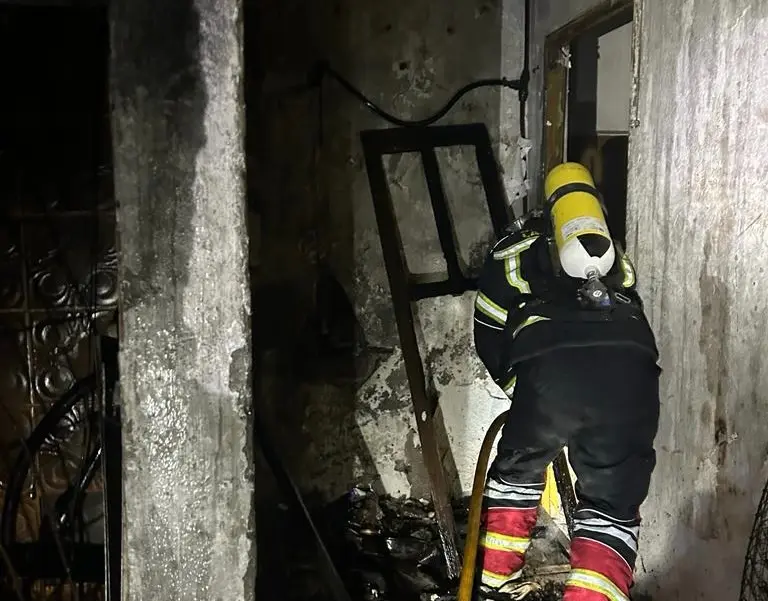 Incendio en casa abandonada de la calle Cádiz.