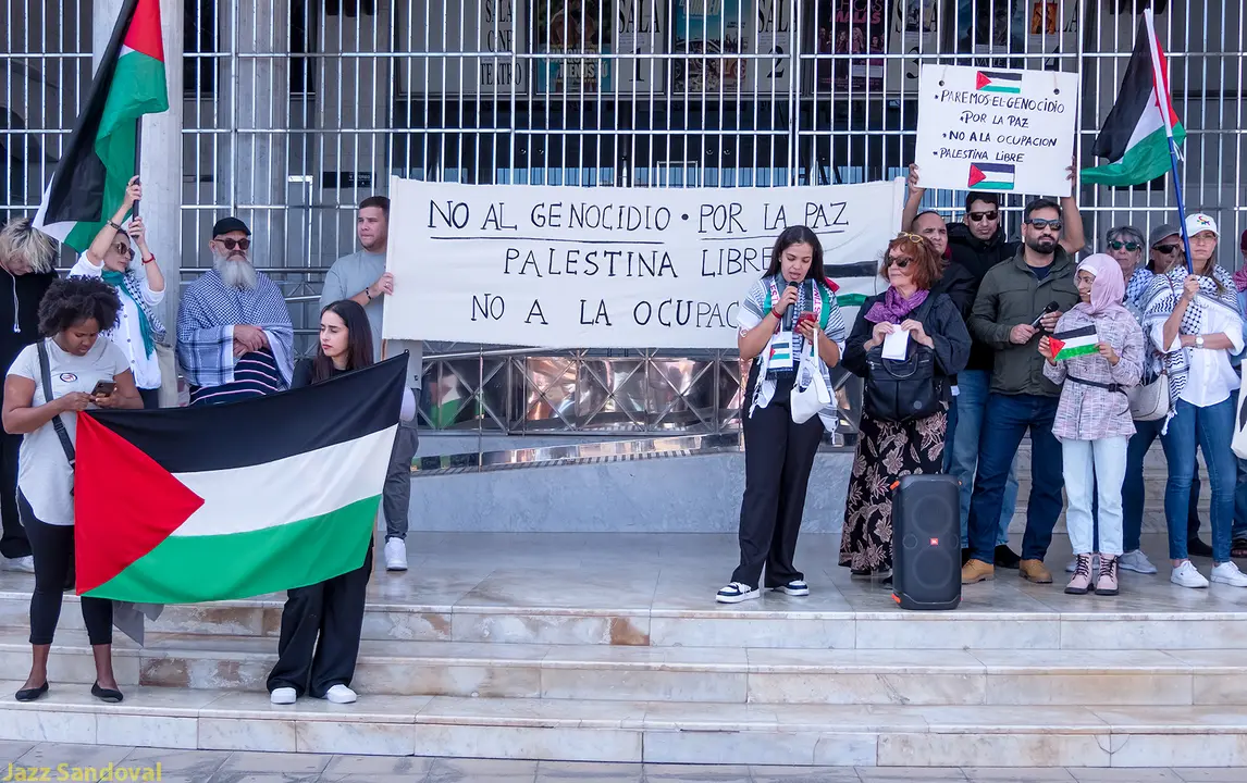 Concentración por Palestina. Imagen de archivo.