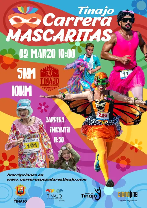 Carrera de mascaritas de Tinajo.