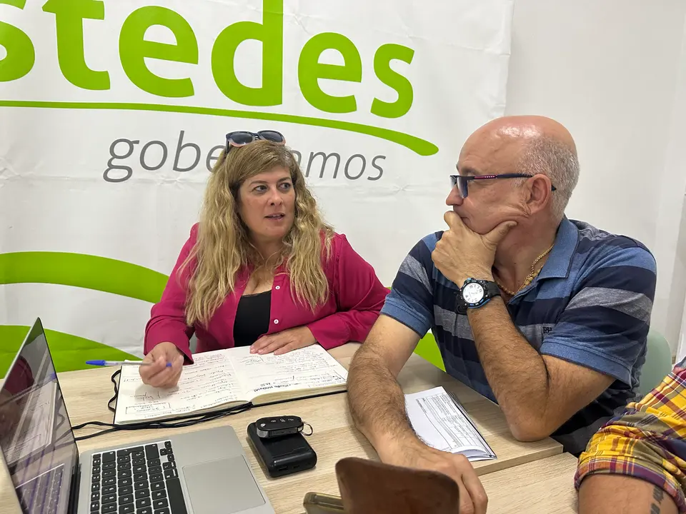 Belen Machín y Fernando Jimenez.