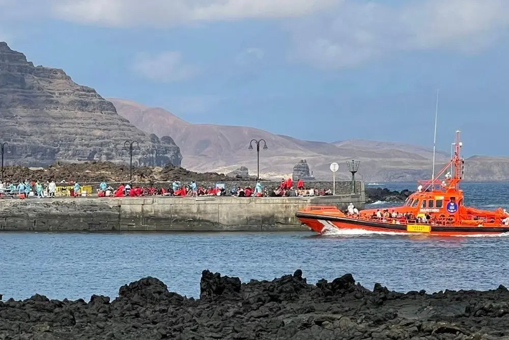Llegada de migrantes a Lanzarote