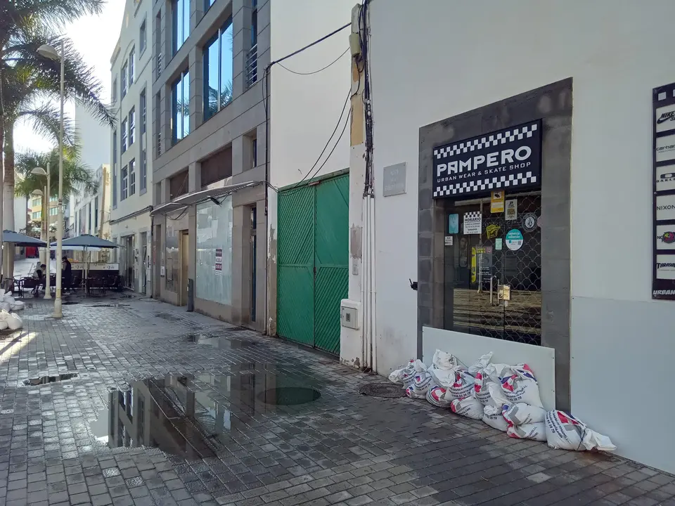 Lluvias en Arrecife.