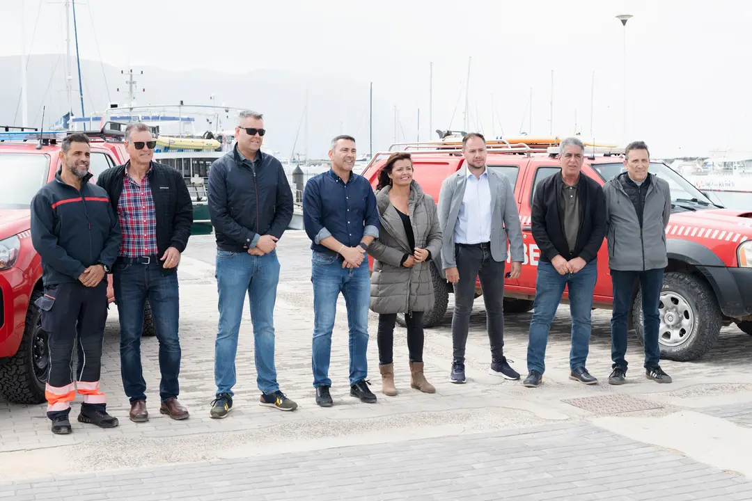 Visita a La Graciosa en la presentación del nuevo 4X4.