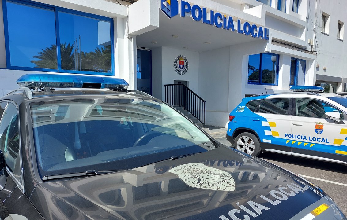 Exterior de la sede central de la Policía Local de Arrecife.