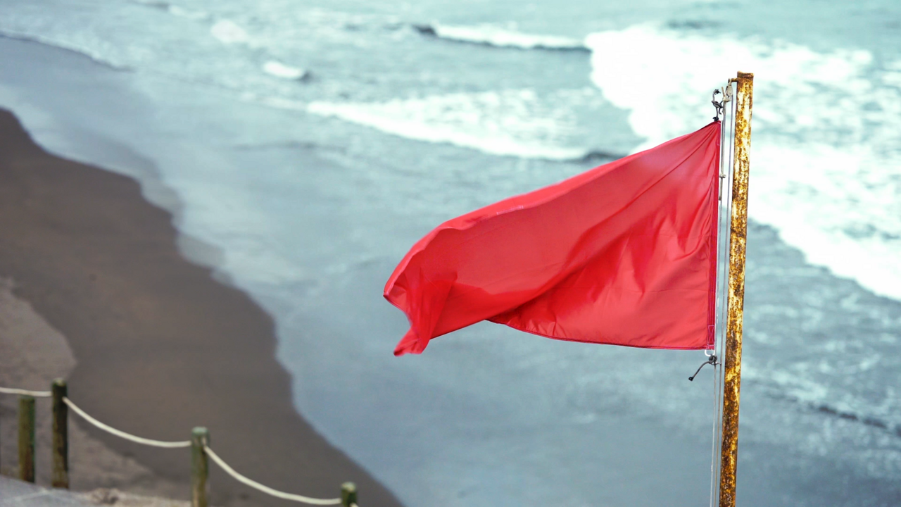 Bandera roja.