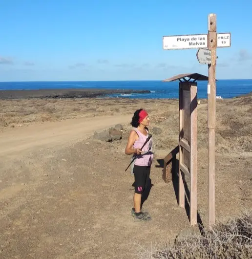 Sendero de Lanzarote.