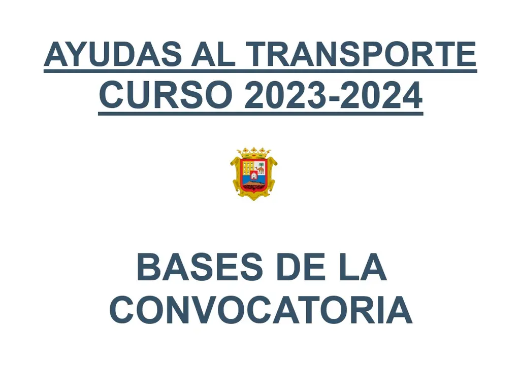 Ayudas al transporte.