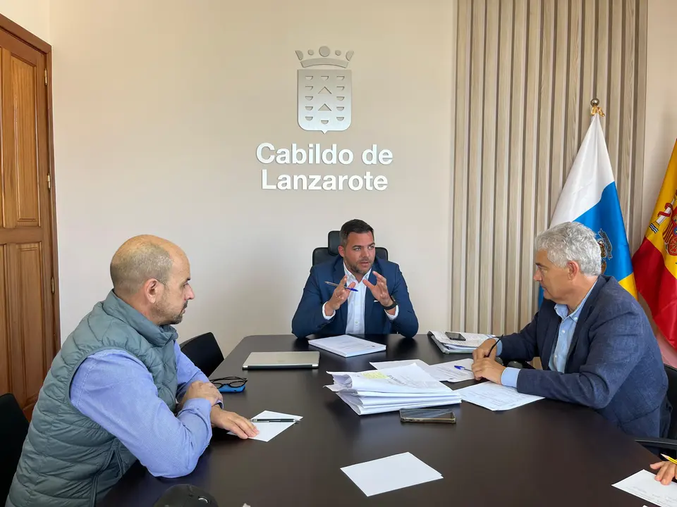 Medina en la reunión.