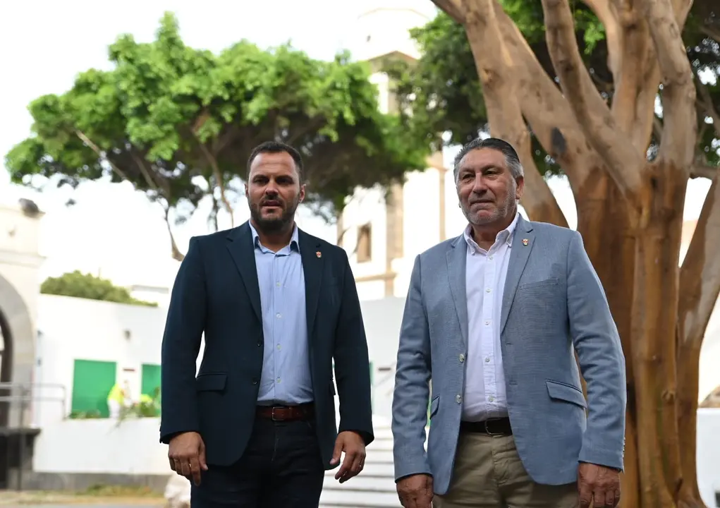 Yonathan de León y Robert Herbón en La Recova.