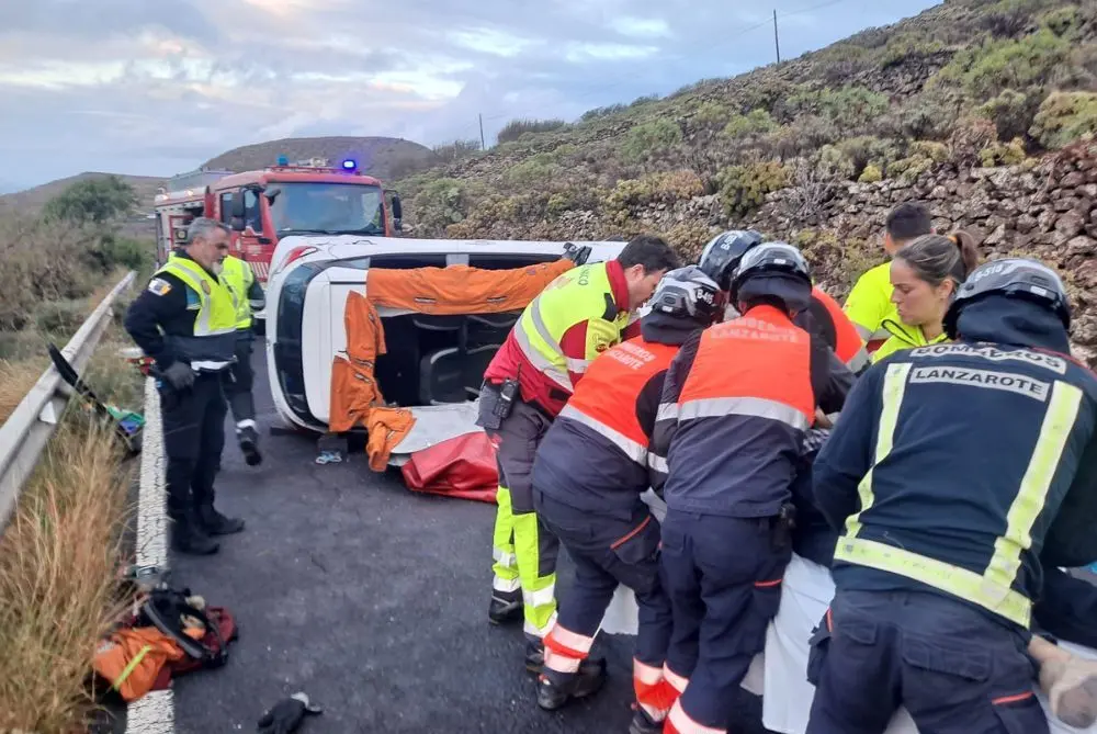 Actuación de los bomberos