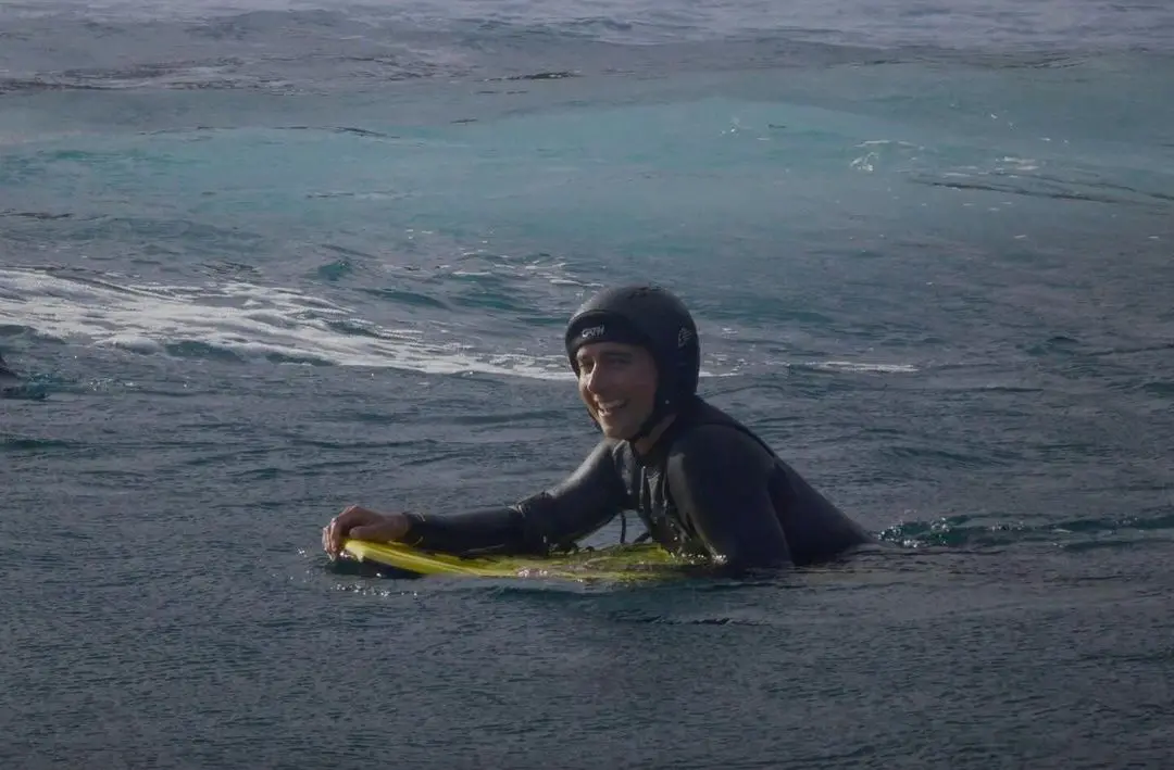 Lucas Herrero en Tasmania.