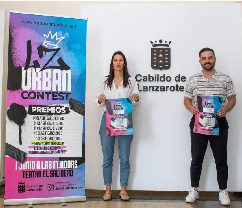 Aroa Revelo y Jesús Machín.
