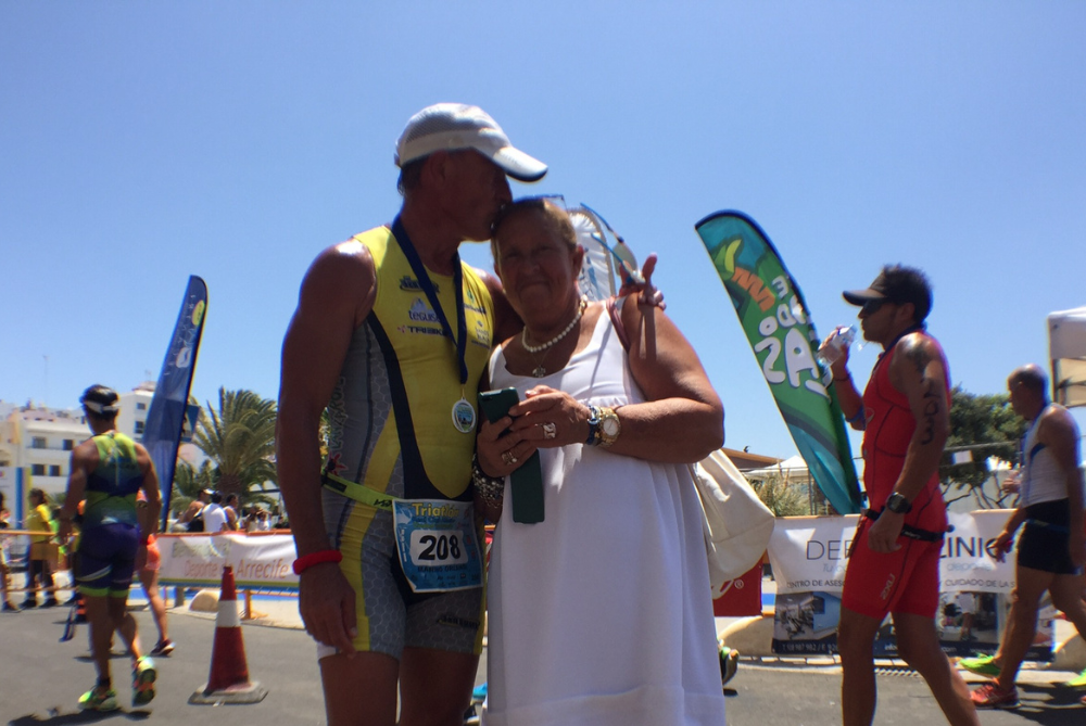 Marino Orlandi junto a su mujer Marisa.