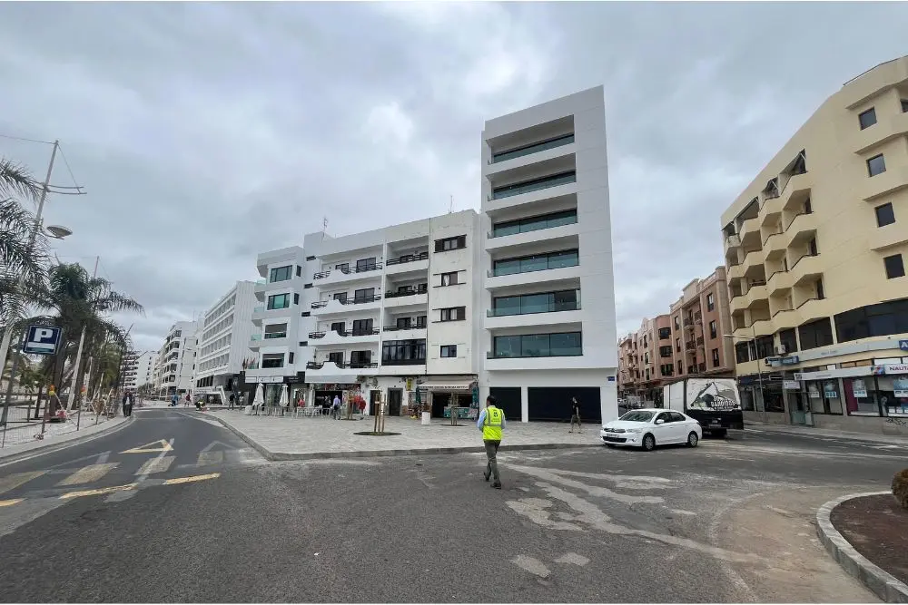 Calles de Arrecife junto al Reducto