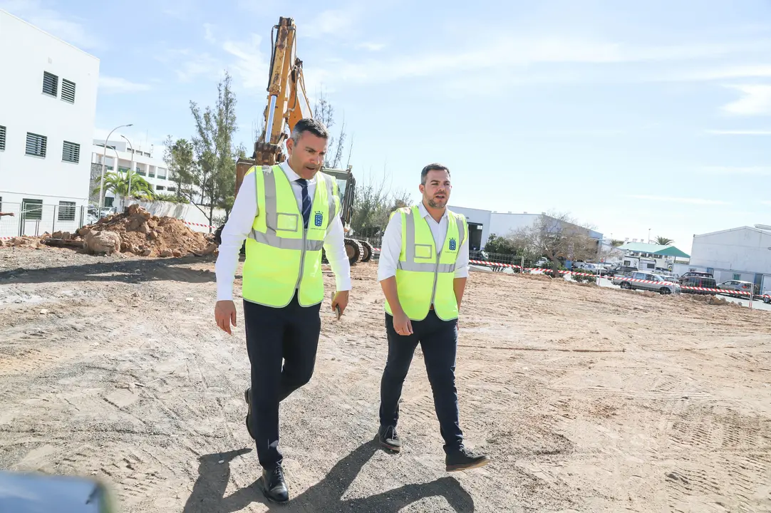 Visita obras Hospital.
