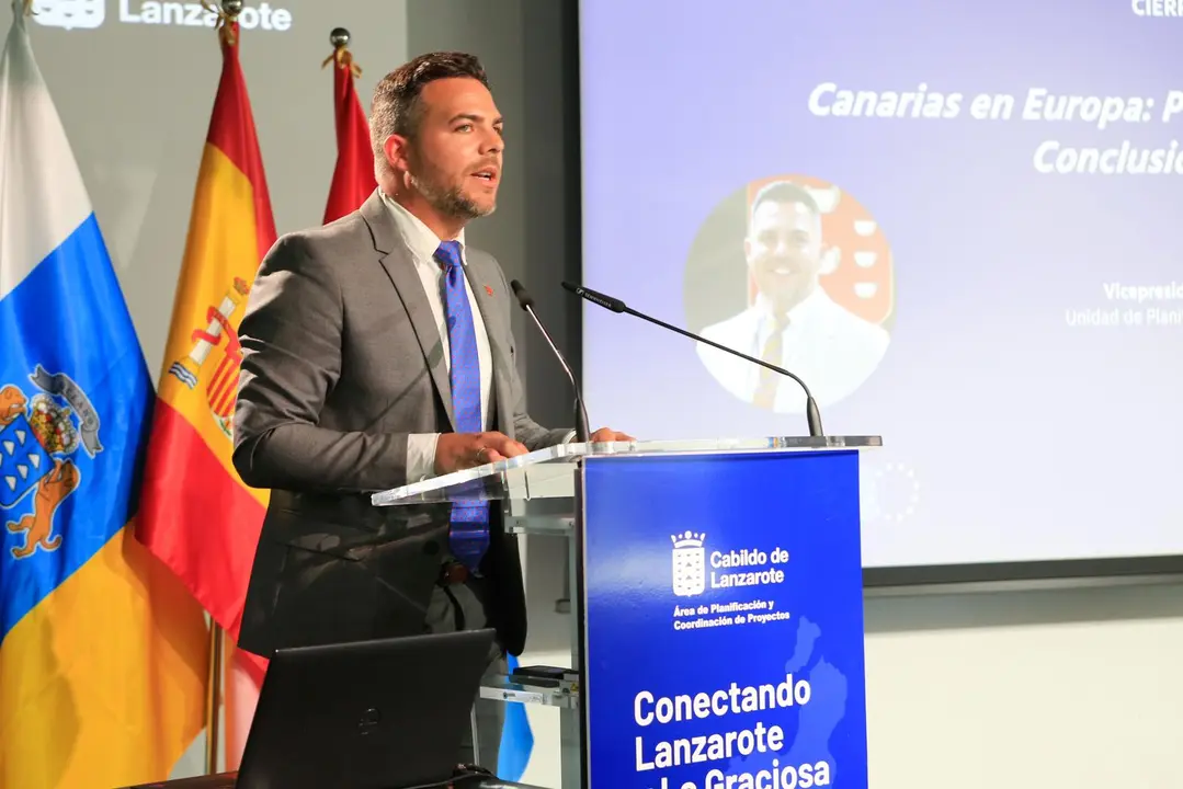 El viceprsidente, Jacobo Medina, en las jornadas.