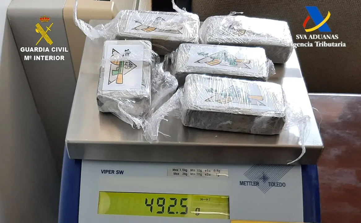 Drogas en el aeropuerto.
