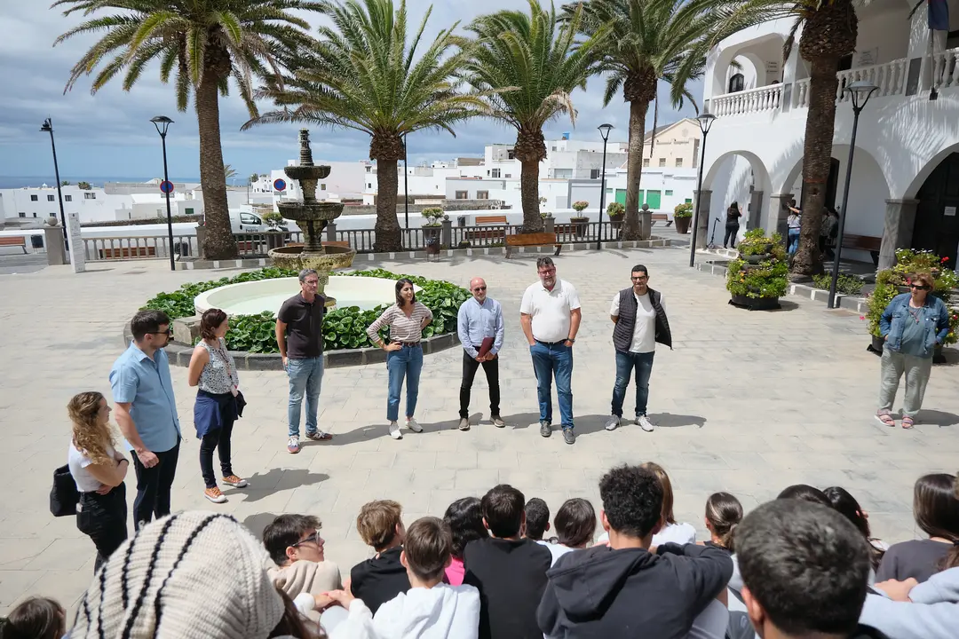 Visita IES San Bartolomé al Ayuntamiento.