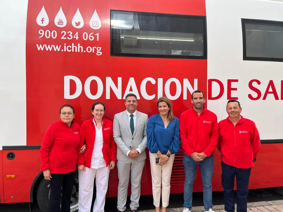 Donación de sangre en el Cabildo de Lanzarote.
