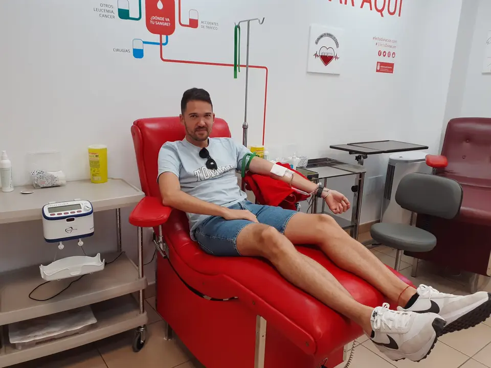 Donante de sangre.