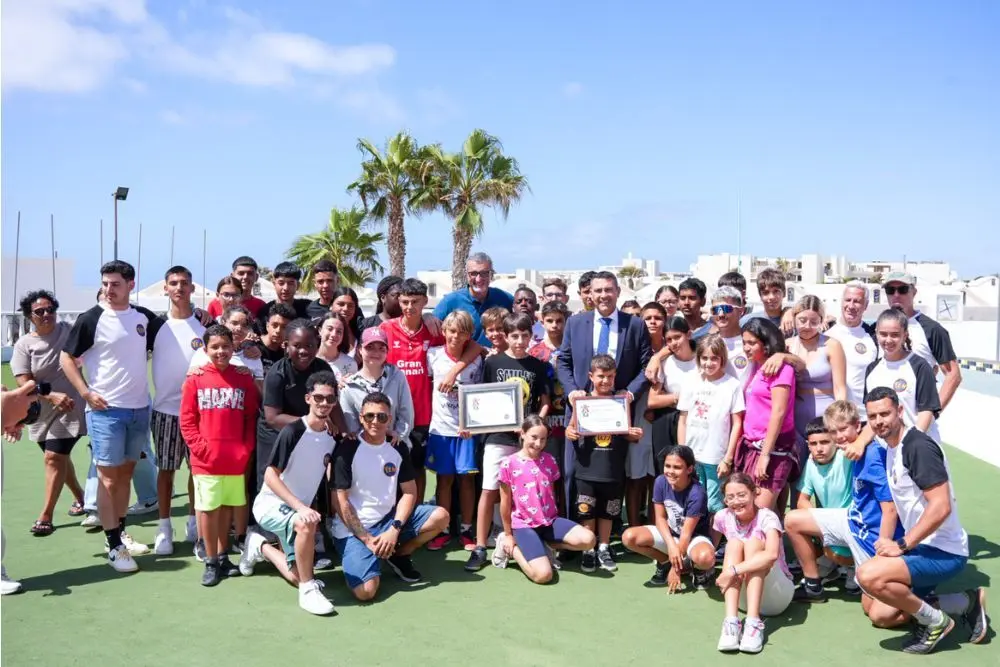 Foto de familia del campamento