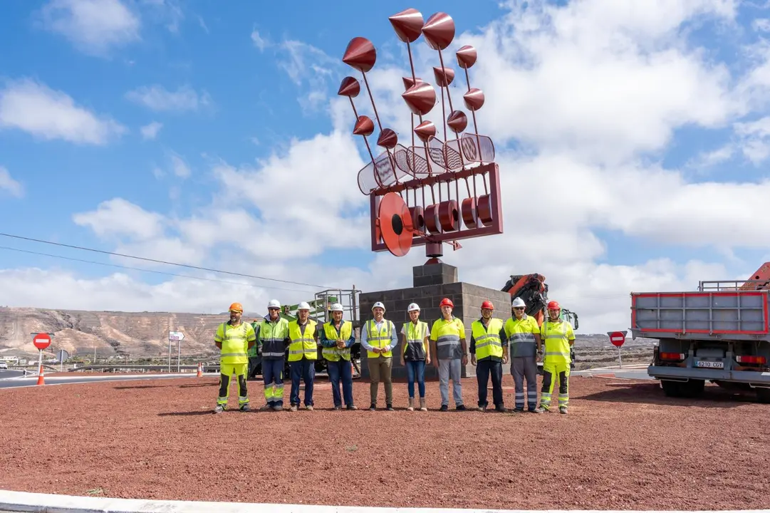 Instalación juguete de viento de Arrieta.
