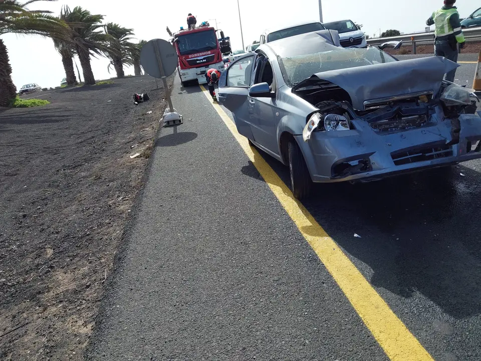 Accidente de tráfico.