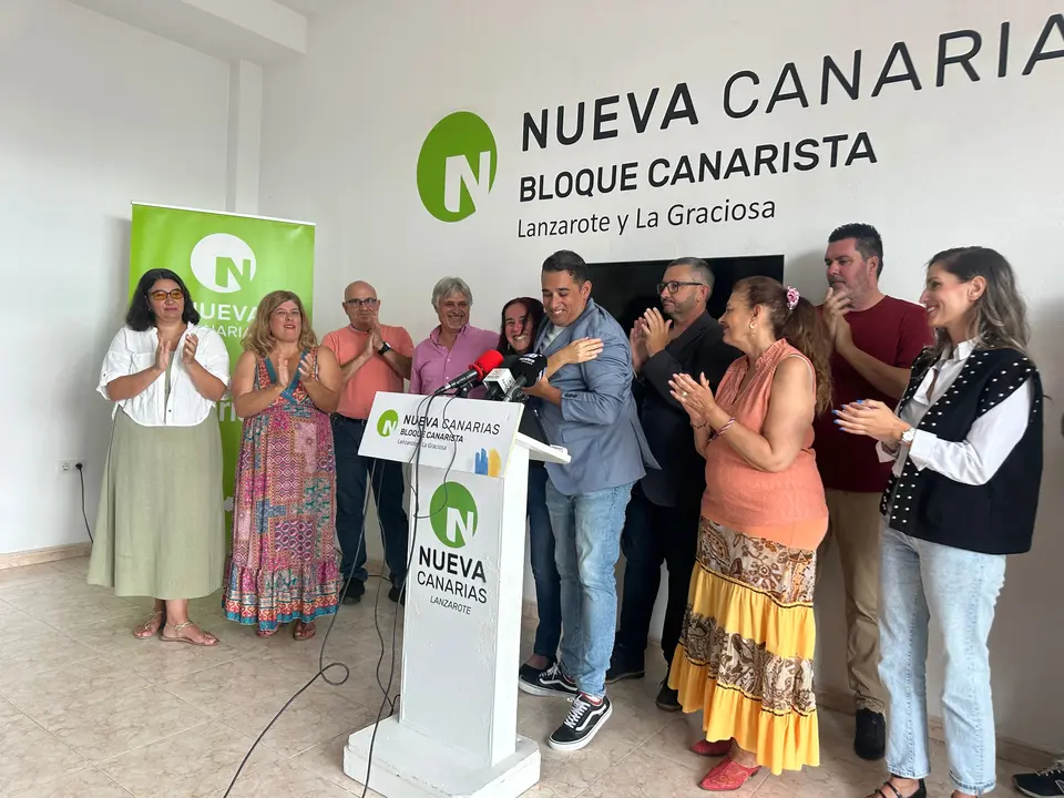 Rueda de prensa de Nueva Canaria.