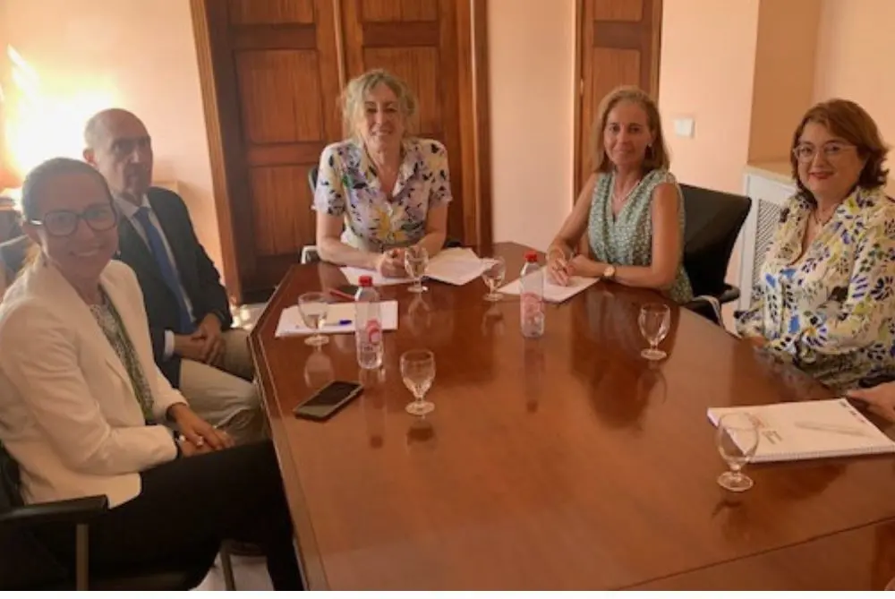 Un momento de la reunión