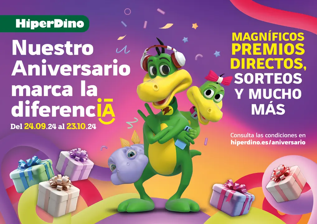 HiperDino arranca su campaña de Aniversario.
