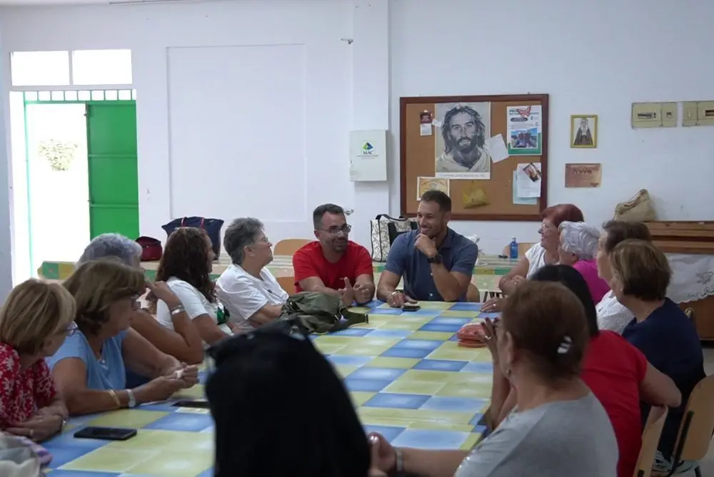 Un momento de la reunión