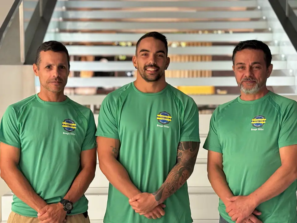 El equipò de la Policía Local de Arrecife que han logrado 14 medallas en esta competición internacional.
