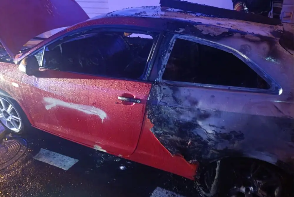 Estado en el que quedó el coche
