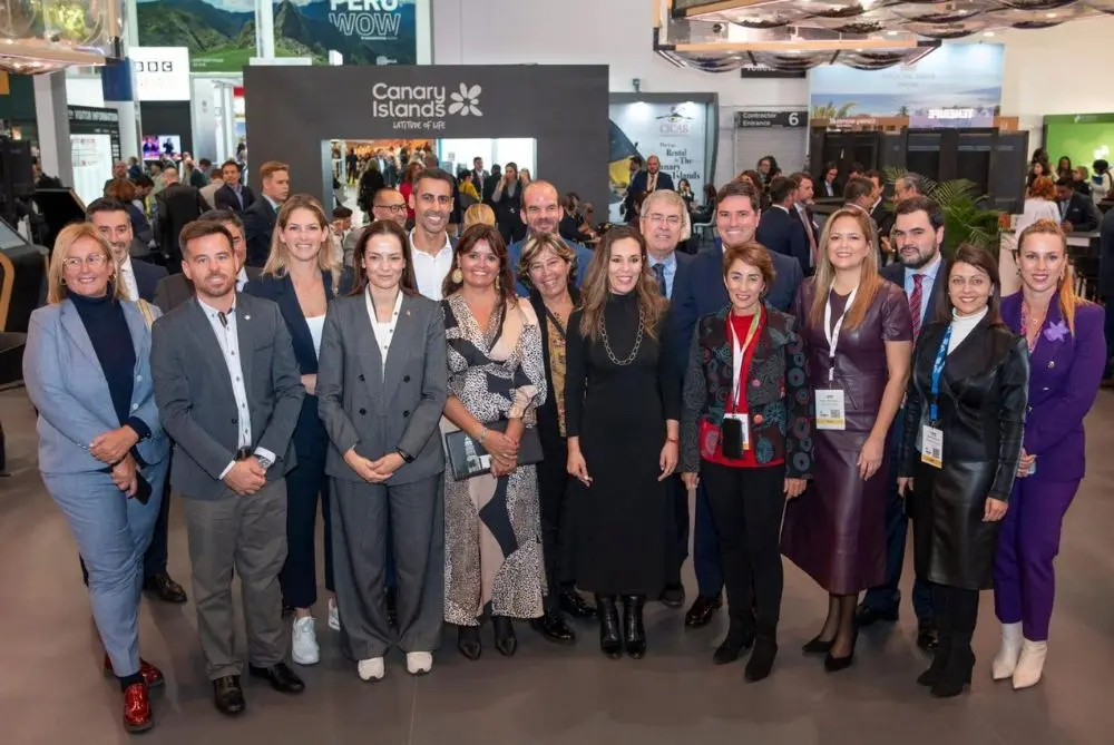 Delegación lanzaroteña en Londres