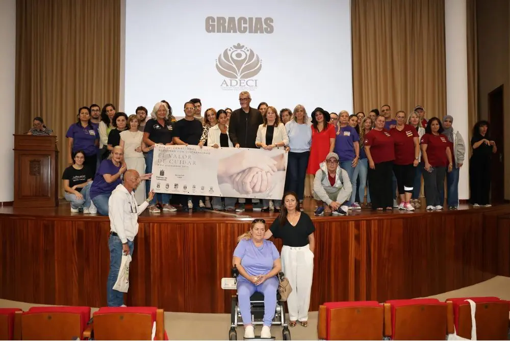 Un momento del acto