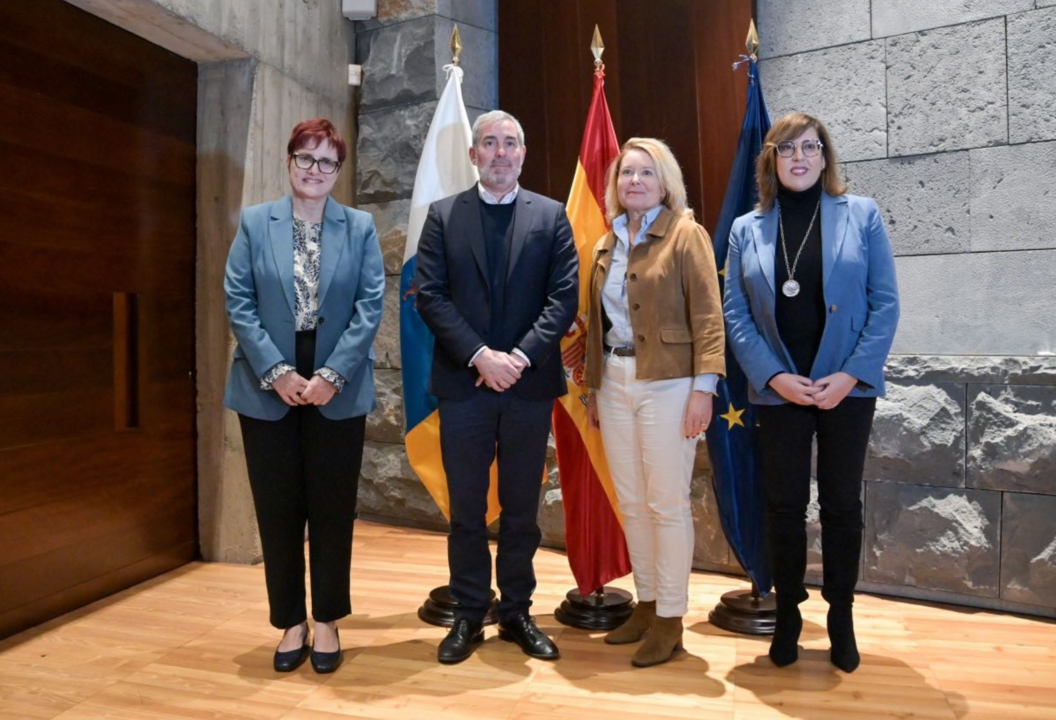 Fernando Clavijo y Anne Rudisuhli, del CDR