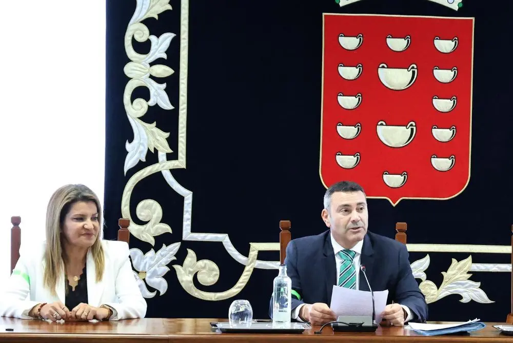 Tovar y Betancort en el pleno