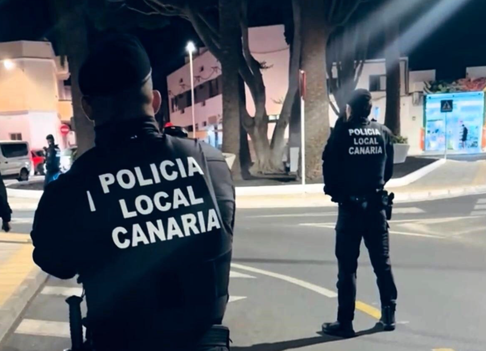 Control policial en Arrecife