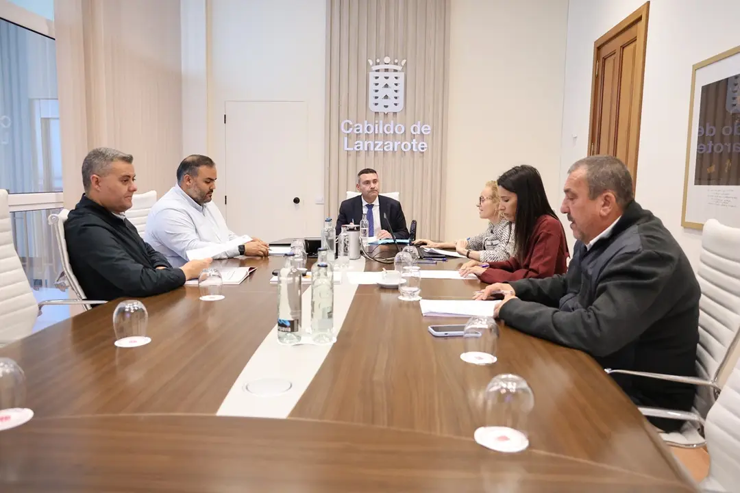 Consejo de Gobierno celebrado este lunes en la sede del Cabildo de Lanzarote