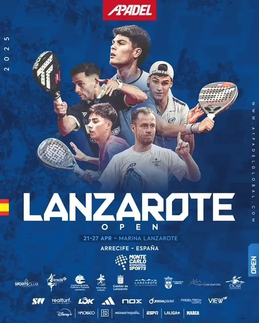 POSTER LANZAROTE OPEN 2025