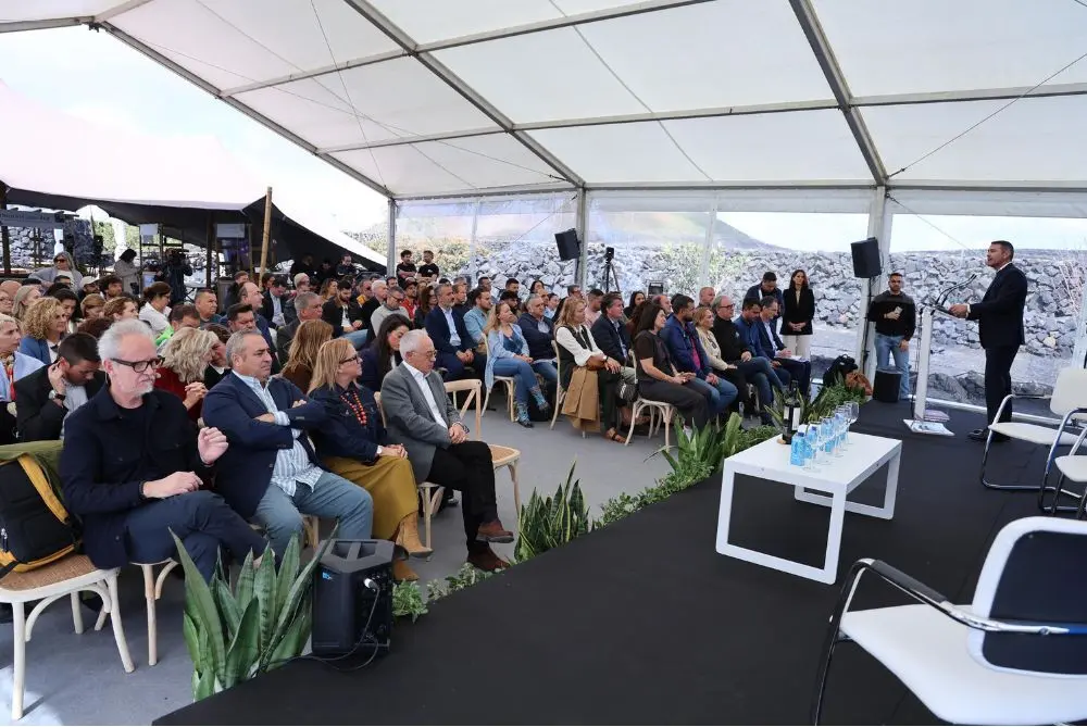 Un momento de la inauguración
